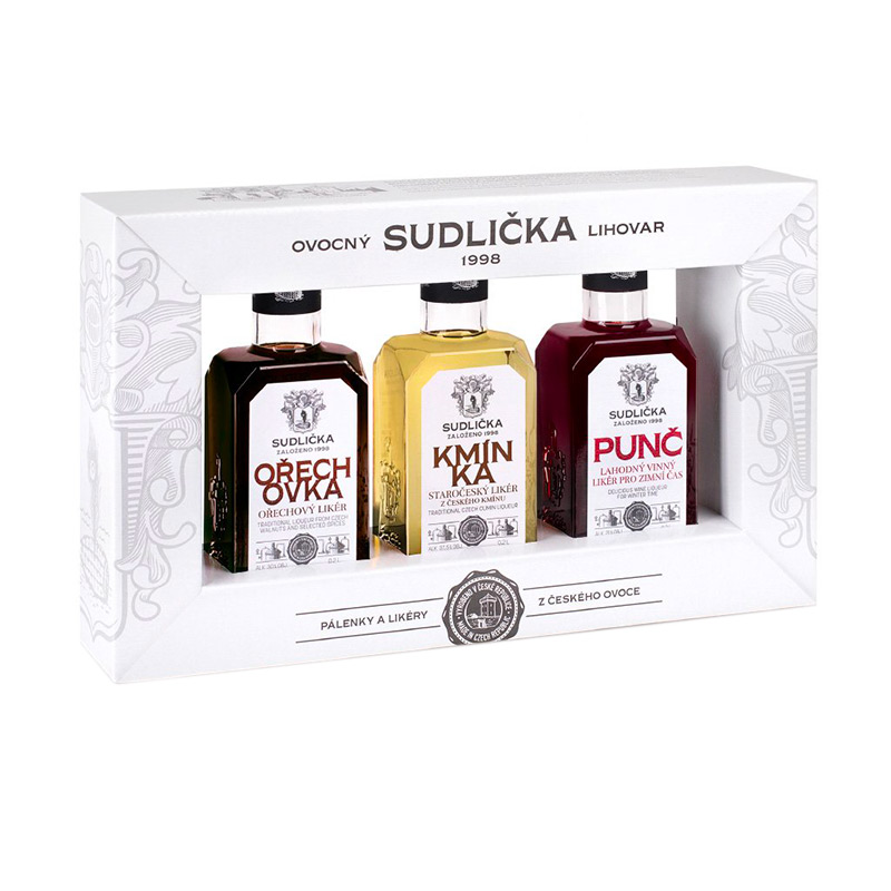 Degustační set Sudličkovy tradičně 3 x 0,2 l 29,5%