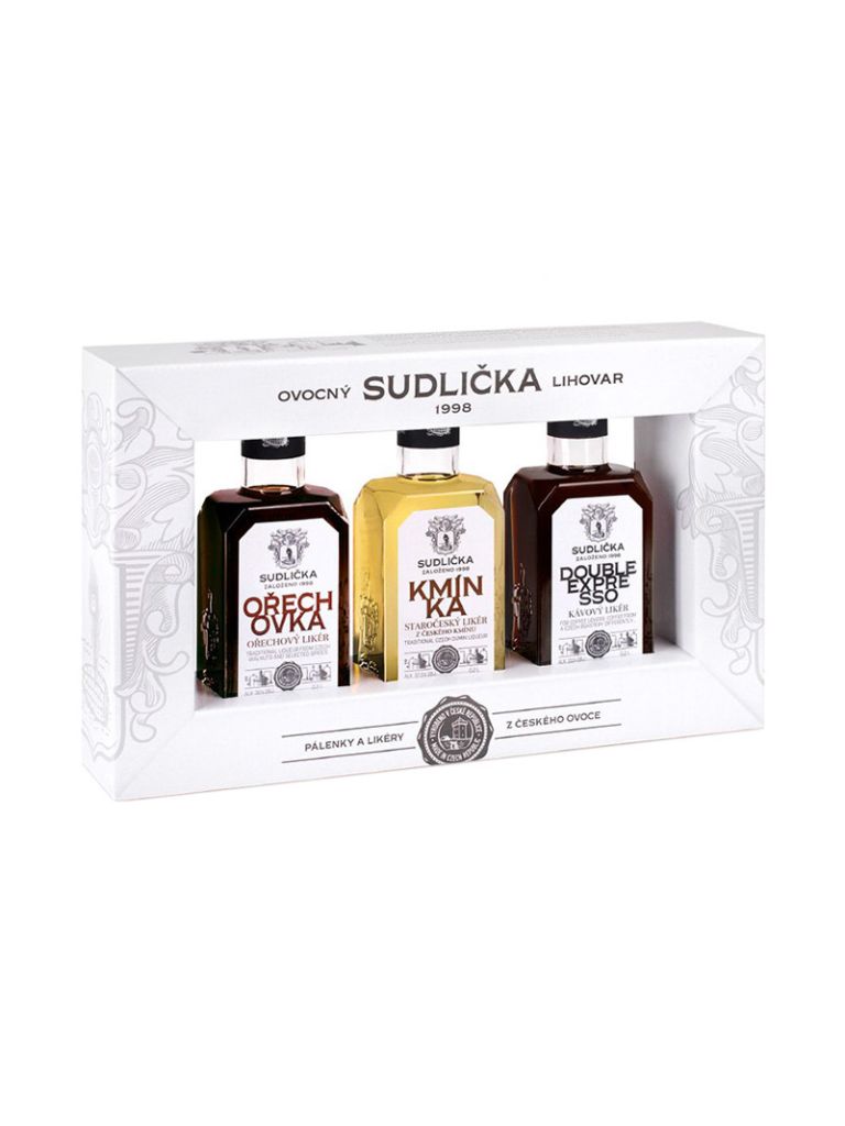 Degustační set Sudličkovy speciality 29,2% 3 x 0,2 l
