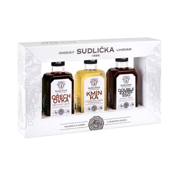 Degustační set Sudličkovy speciality 29,2% 3 x 0,2 l