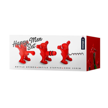 Sada 3 kusů "Happy men" MIKAMAX