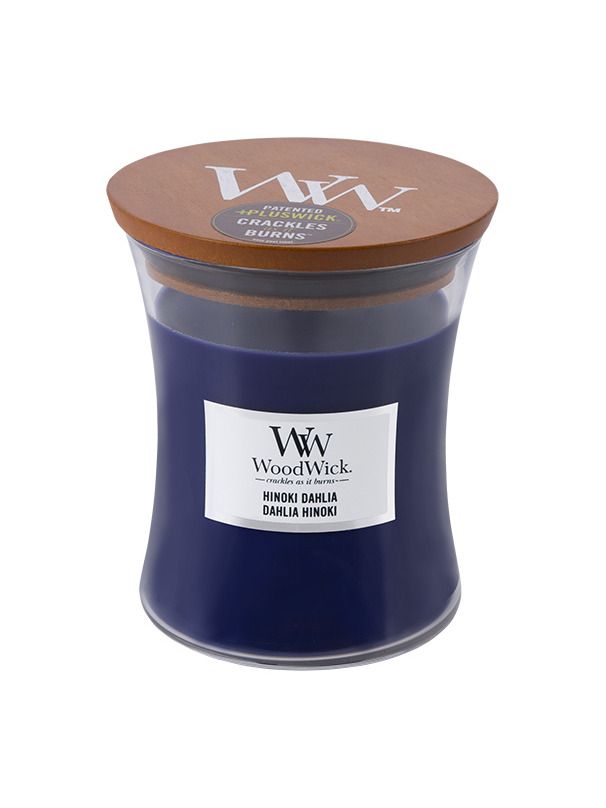 WoodWick Hinoki Dahlia glass medium