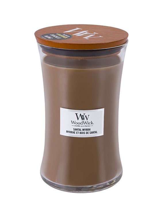 WoodWick Santal Myrrh glass large