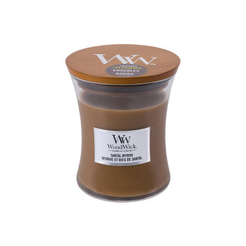 WoodWick Santal Myrrh glass medium