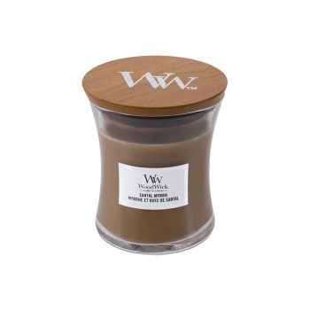 WoodWick Santal Myrrh glass mini