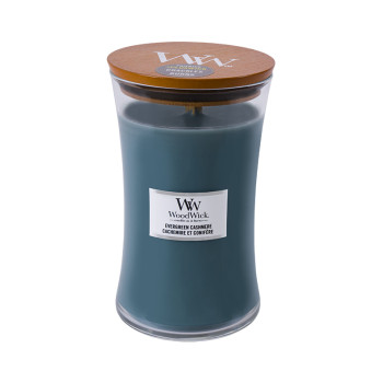 WoodWick Evergreen Cashmere glass large