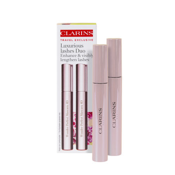 Clarins Mascara Set (2x Wonder Perfect 4D Mascara Nr° 1 Black 8 ml) - 1