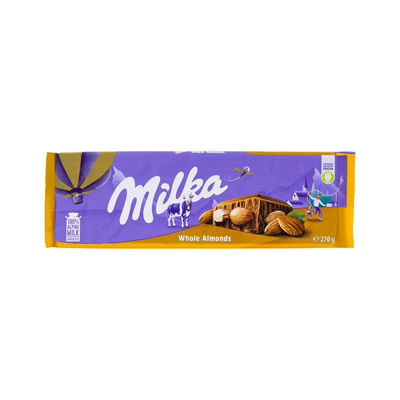 Milka Whole Almonds 270g