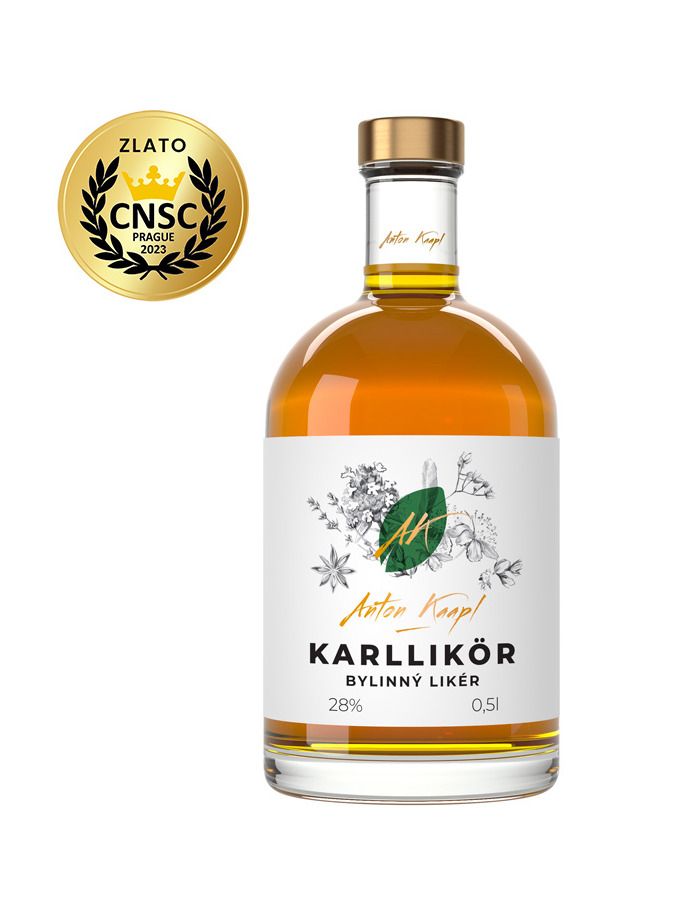Anton Kaapl KARLLIKÖR bylinný likér 0,5 l 28%