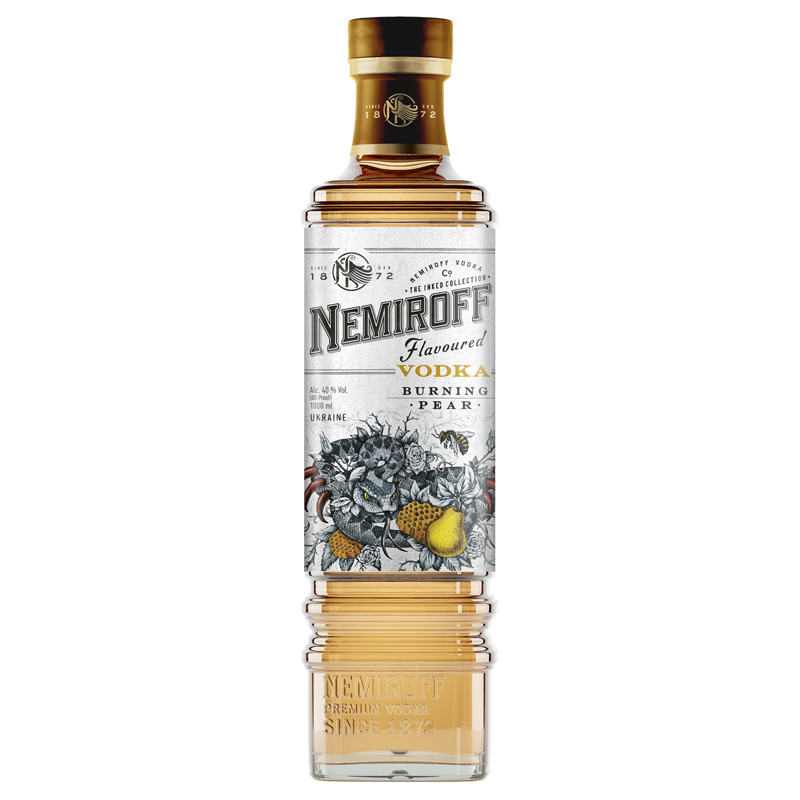 Nemiroff Inked Burning Pear 1 l 40%