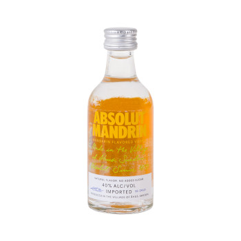 Absolut Mandrin Glass Miniature 0,05l 40% - 1