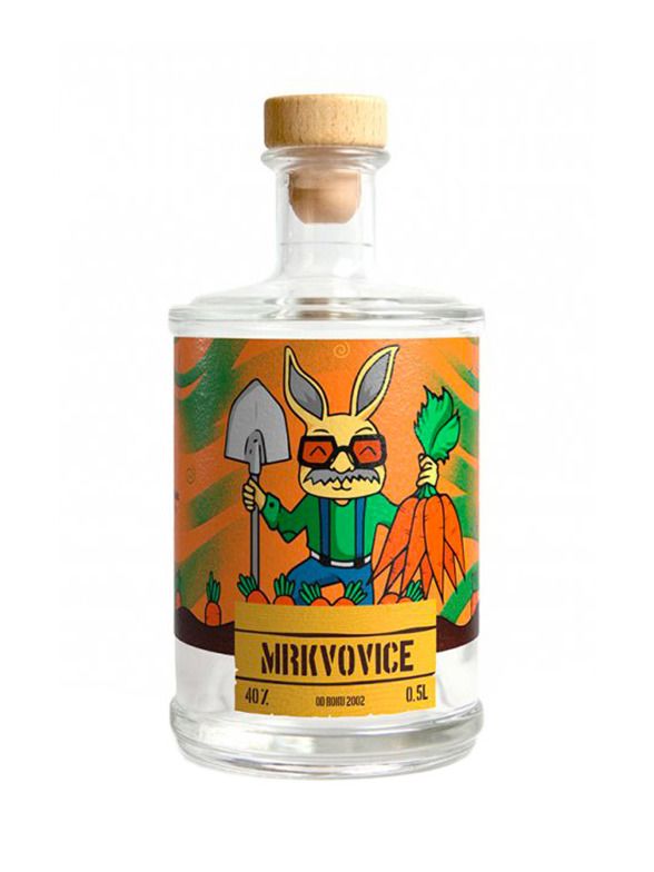 Poněšická mrkvovice 0,5 l 40%