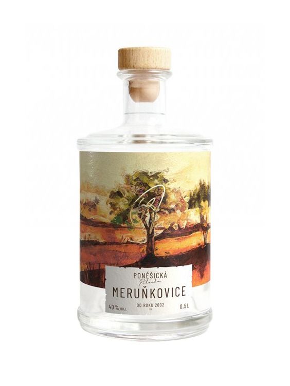 Poněšická meruňkovice 0,5 l 40%