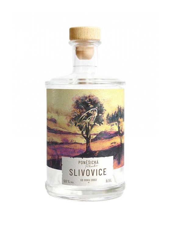 Poněšická slivovice 50% 0,5 l