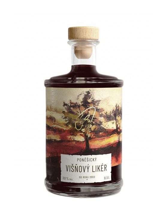 Poněšický likér višňový 0,5 l 30%