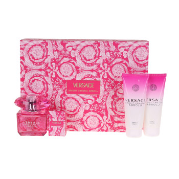 Versace Bright Crystal SET : EdP 90ml + BL 100ml +SG 100ml +EdP 5ml