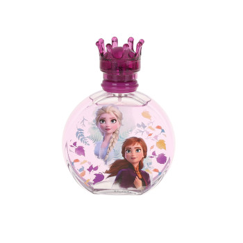 Kids World Frozen II SET Zip Case EdT 100 ml + Lip Gloss with pompom charm - 3