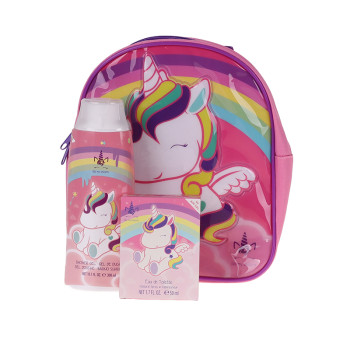 Kids World Eau my Unicorn Set Backpack EdT 50ml +SG 300ml - 1