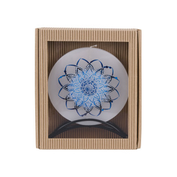 BELLECANDLES Mandala modrá