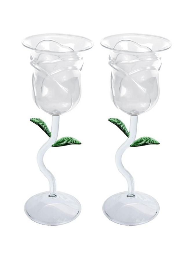 MIKAMAX Rose Wine Glass Set