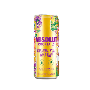 Absolut Passionfruit Martini 0,25 l 5% plech