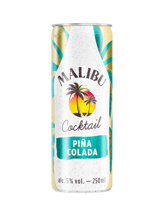 Malibu Coctail Pina Colada 5% 0,25 l plech