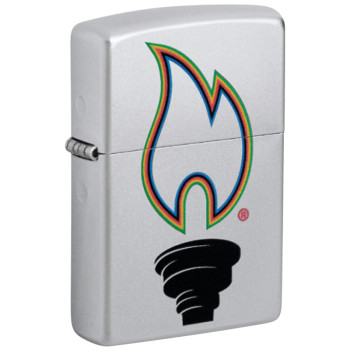 Zippo Summer Games 205 Satin Chrome