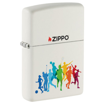 Zippo Summer Games 214 White Matte