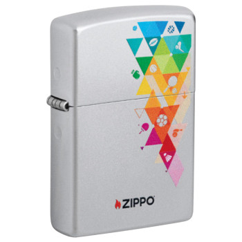 Zippo Summer Games 205 Satin Chrome