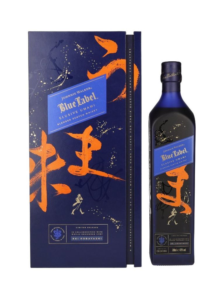 Johnnie Walker Blue Label ELUSIVE UMAMI Blended Scotch Whisky Limited Release 43% 0,7 l Dárkový box