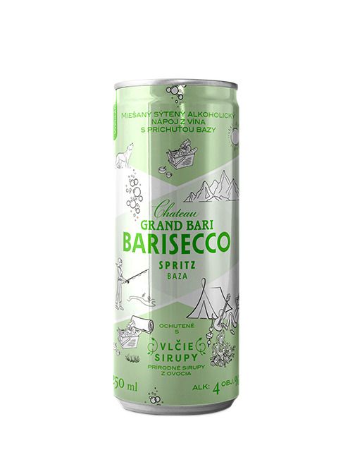 Chateau Barisecco Spritz květ bezu 4,5% obj. 0,25 l