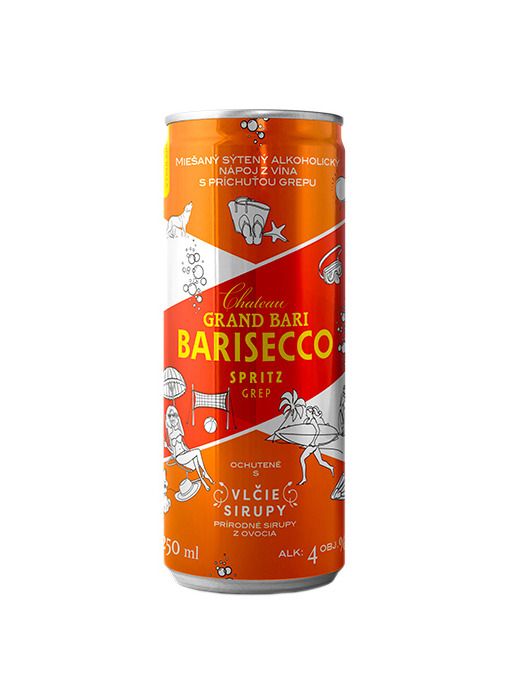 Chateau Barisecco Spritz Grep 4,5% obj. 0,25 l