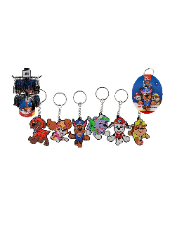 Klíčenka/Přívěsek 3D Tlapková patrola/Paw patrol guma 10cm