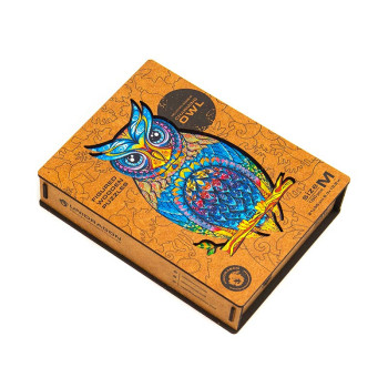 Unidragon Charming Owl dřevěné puzzle - 8