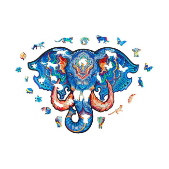Unidragon Eternal Elephant M dřevěné puzzle - 2