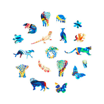 Unidragon Eternal Elephant M dřevěné puzzle - 3