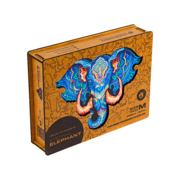 Unidragon Eternal Elephant M dřevěné puzzle - 5