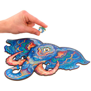 Unidragon Eternal Elephant M dřevěné puzzle - 6
