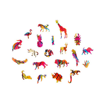 Unidragon Mysterious Lion M dřevěné puzzle - 3