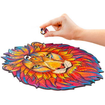 Unidragon Mysterious Lion M dřevěné puzzle - 6