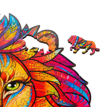 Unidragon Mysterious Lion M dřevěné puzzle - 8