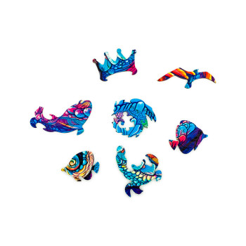 Unidragon Magnetic Octopus M dřevěné puzzle - 4