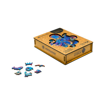 Unidragon Magnetic Octopus M dřevěné puzzle - 5