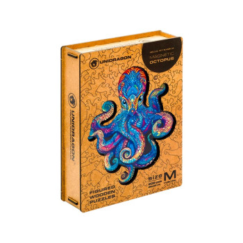Unidragon Magnetic Octopus M dřevěné puzzle - 7