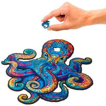 Unidragon Magnetic Octopus M dřevěné puzzle - 10