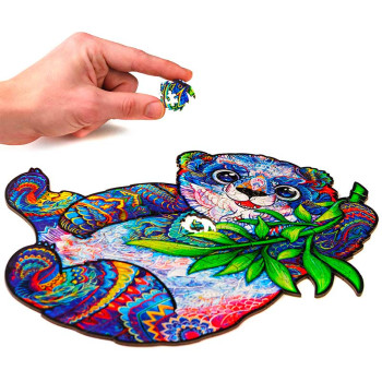 Unidragon Serious Panda M dřevěné puzzle - 6