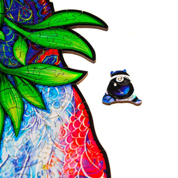 Unidragon Serious Panda M dřevěné puzzle - 8