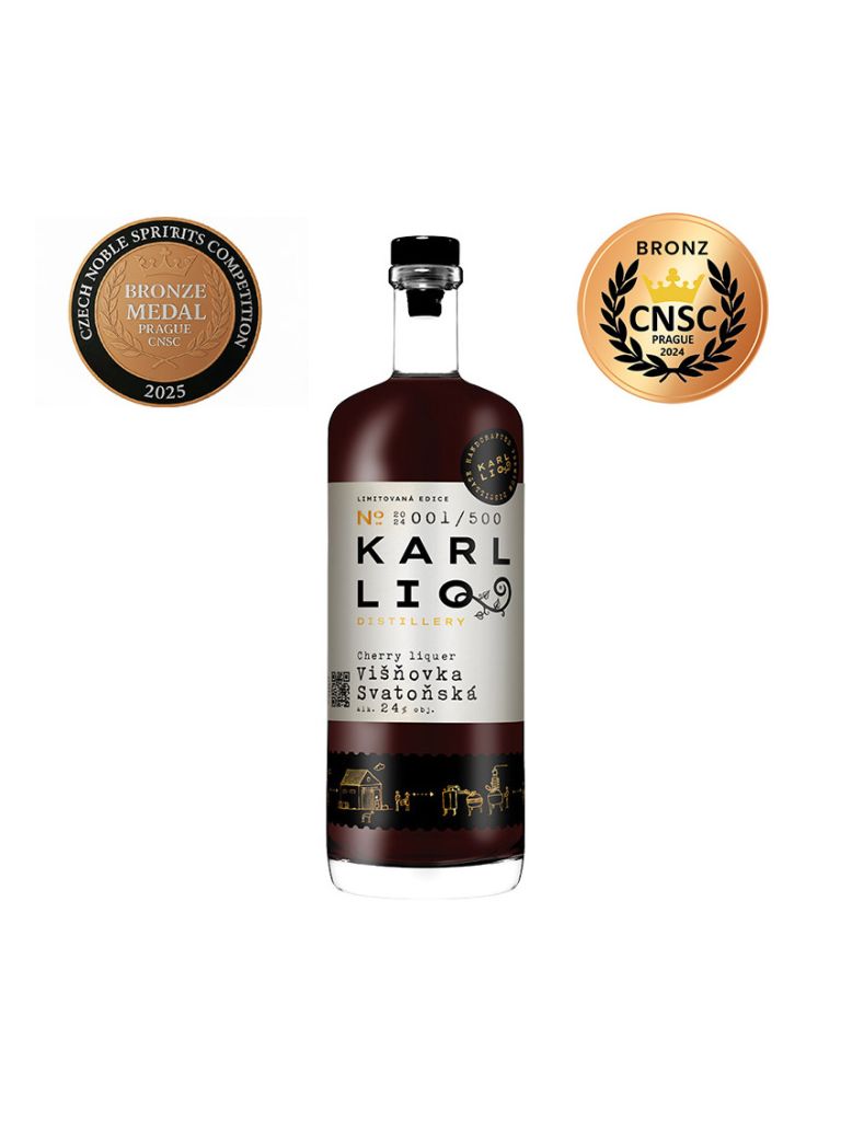 Karl LIQ Višňovka Svatoňská 24% 0,5 l