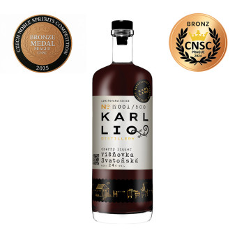 Karl LIQ Višňovka Svatoňská 24% 0,5 l