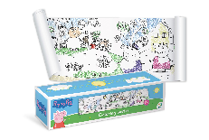 Plakát na vybarvení Prasátko Peppa/Peppa Pig 70x16cm - 1