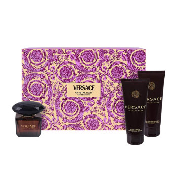 Versace Crystal Noir Set : EdP 90ml +BL 100ml +SG